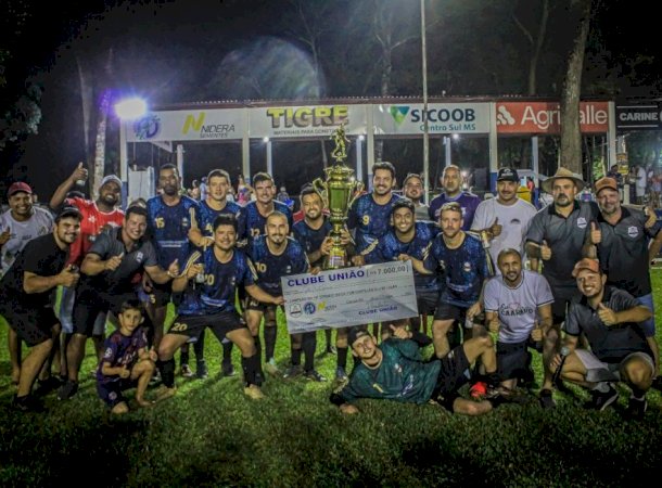 Tec Net G&K de Caarapó conquista torneio do Clube União e fatura prêmio de R$ 7 mil