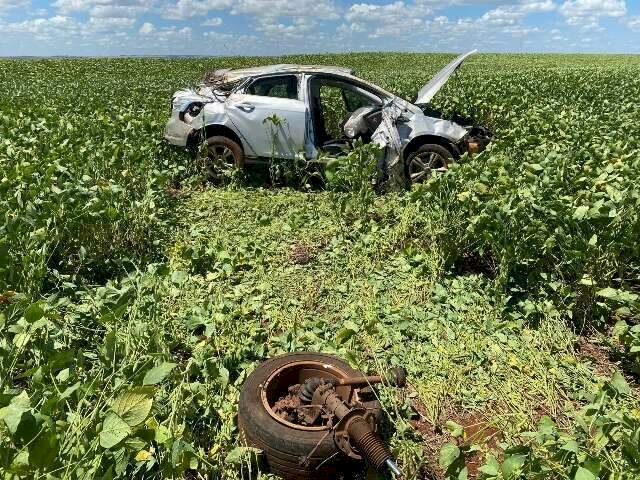 Motorista Perde Controle Da Dire O E Capota Ve Culo Na Ms