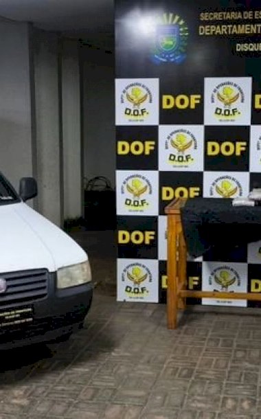 Casal é preso com quase 17 kg de haxixe escondidos em pneus de veículo em Caarapó