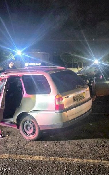 Batida entre Palio e Silverado termina com motorista morto em Dourados