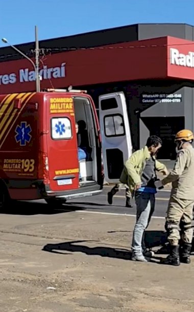Acidente entre motocicletas deixa duas pessoas feridas às margens da BR-163 em Caarapó