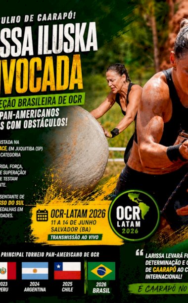 Médica e atleta de Caarapó é convocada para Seleção Brasileira de OCR nos Jogos Pan-Americanos