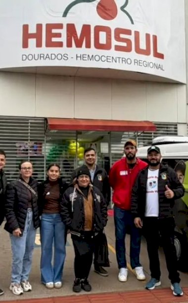 Nado Tozzi leva terceira turma do Projeto Doar ao Hemosul e reforça incentivo à doação de sangue