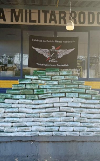 TOR apreende mais de 488 quilos de drogas e causa prejuízo superior a R$ 1 milhão ao crime na MS-386