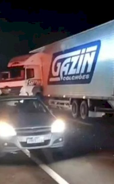 Colis&atilde;o entre ambul&acirc;ncia, carreta e carro deixa 12 feridos na BR-163