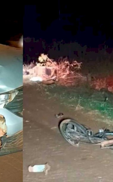 Ciclista morre atingido por caminhonete na BR-376, em Dourados