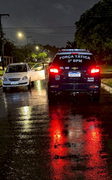 Homem morre após apontar arma para policiais durante abordagem em Dourados