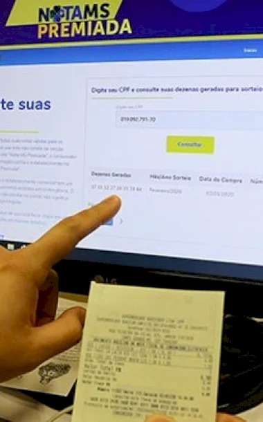Sortudo ganha sozinho o prêmio de R$ 100 mil na Nota MS Premiada