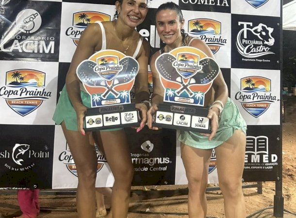 Atleta de Caarapó conquista 2º lugar na 1ª Copa Prainha de Beach Tennis em Itaquiraí