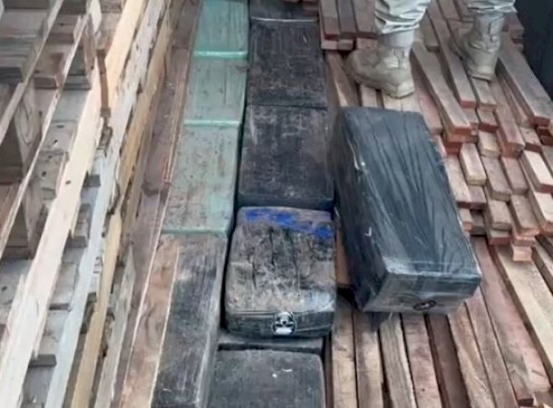 PRF apreende carregamento de maconha escondido em pallets na MS-156 em Caarapó; três foram presos