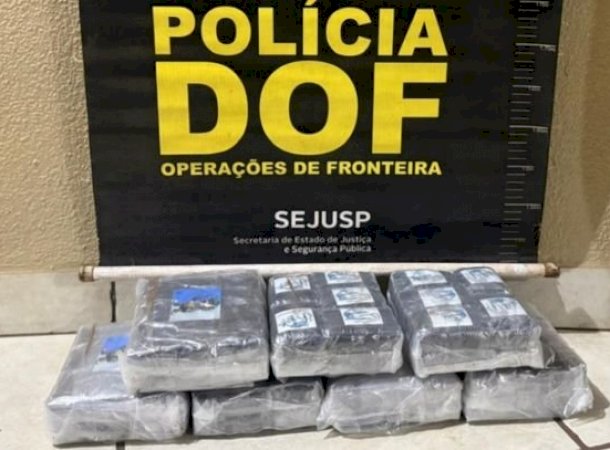 DOF apreende quase 10 quilos de haxixe entre Caarapó e Amambai