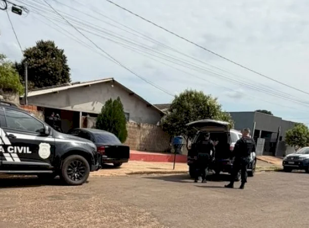 Operação contra organizações criminosas cumpre mandados e faz três prisões em Caarapó