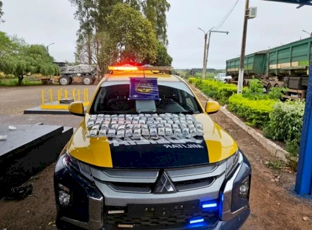 Mulher é presa com 15 quilos de haxixe em van na MS-156, entre Amambai e Caarapó