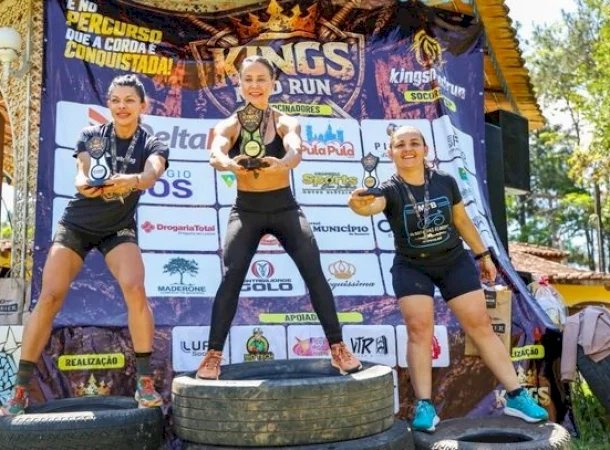Caarapoense Larissa Iluska conquista ouro em corrida de obstáculos em São Paulo