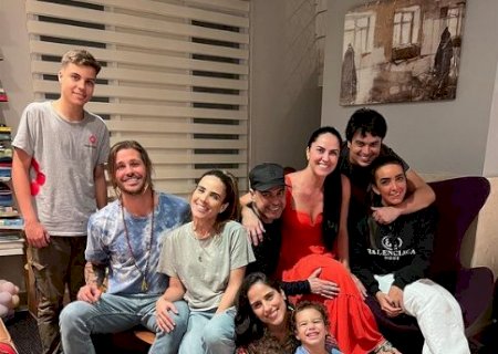 Wanessa Camargo leva Dado Dolabella para casa da irmã de aniversário