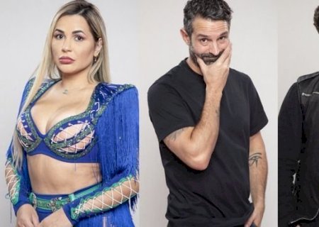 Deolane, Iran e Lucas  formam a sétima Roça de A Fazenda 14