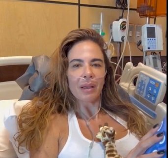 Luciana Gimenez surge em hospital e faz desabafo sobre grave acidente