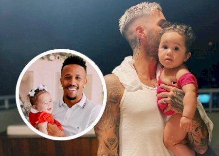 Gui Araújo posa com filha de Karoline Lima, ex de Militão e fãs reagem