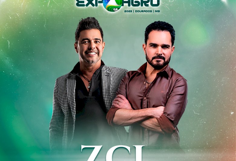 Show de Zezé Di Camargo e Luciano terá entrada gratuita na Expoagro —  CaarapoNews - O número 1 de Caarapó