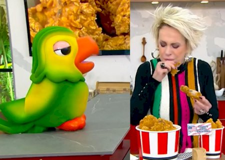 Ana Maria Braga engasga ao comer e Louro Mané surpreende com atitude