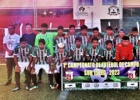 Equipe da aldeia de Caarapó está na semifinal do Campeonato Sub-15