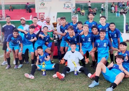 Tacuru é campeão do Campeonato Regional de Futebol Sub-15 em Caarapó