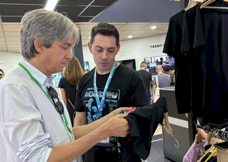 Empresário de Caarapó participa da maior feira do setor têxtil do mundo em Milão, na Itália