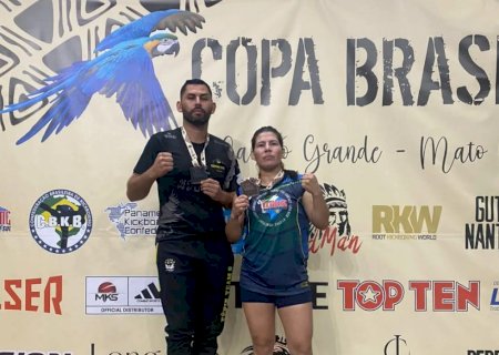 Atletas de Caarapó ocupam o pódio na 28ª Copa Brasil de Kickboxing em Campo Grande