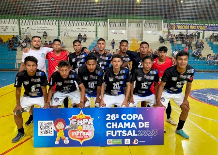 Time da Escola Yvy Poty de Caarapó decidirá a Copa Chama de Futsal