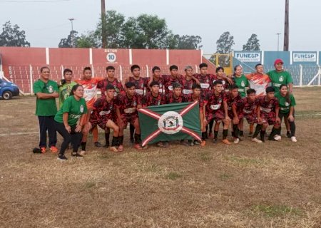 Equipe indígena de Caarapó fica em 4º lugar em competição de futebol na Capital