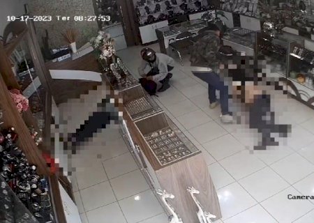 Dinâmica do assalto que terminou com dois ladrões mortos em Caarapó é revelada