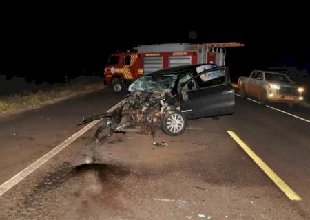 Motorista de carro fúnebre morre em colisão com caminhonete na BR-060