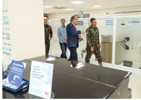 Hospital Cassems de Campo Grande recebe visita de comitiva do Hospital das Forças Armadas>