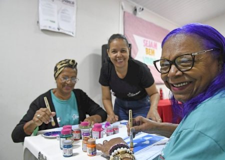 Em projeto para “60+” apoiado pelo Governo de MS, abraço acolhe e atividades ajudam a afastar depressão