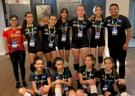 Time de Caarapó se classifica para a semifinal de voleibol dos Jogos Escolares da Juventude
