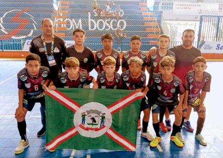 Caarapó estreia com vitória no futsal masculino nos Jogos Escolares da Juventude de MS