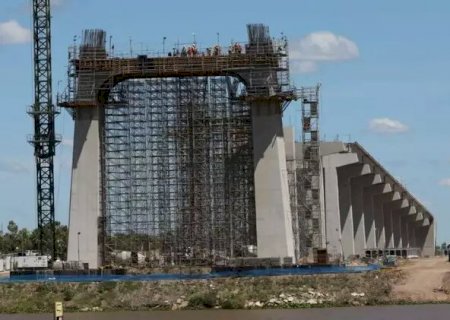 Obra da Ponte Bioceânica passa da metade e previsão de entrega é 2025
