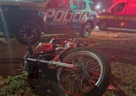 Garupa de moto morre em acidente após piloto tentar fugir da Polícia Militar em Campo Grande