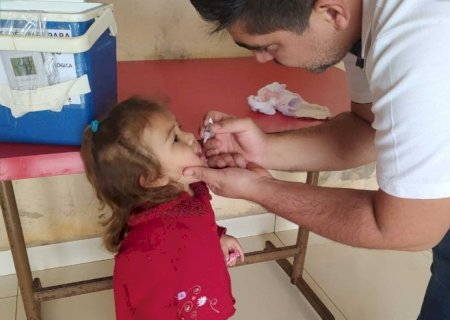 Sábado, 8 de junho, é o Dia D de vacinação contra paralisia infantil em Caarapó