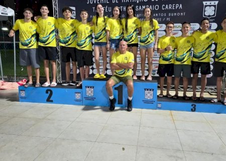 Bolsistas do Governo de MS participam do Campeonato Brasileiro Juvenil de Natação