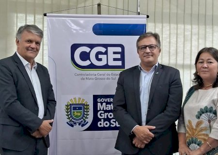 Troca de experiências: CGE-MS recebe controlador-geral de Goiás para visita técnica>