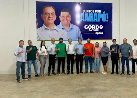 Podemos realiza convenção e oficializa apoio aos pré-candidatos Gordo da Tigre e Pipoca em Caarapó