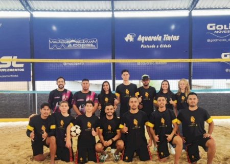 Atletas de Caarapó participam da 1ª Copa Bora de Futevôlei em Rio Brilhante
