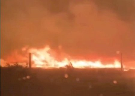 Incêndio de grande proporção atinge 3 propriedade rurais em Bataguassu>
