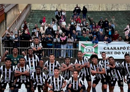 Atlético Caarapoense abre quartas de final do Sub-20 jogando em casa; veja a tabela da federação