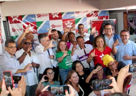 Sem presença de Camila e Zeca, PT lança 30 candidatos à Câmara Municipal