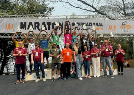 Atleta de Caarapó sagra-se tricampeão em corrida de Foz do Iguaçu