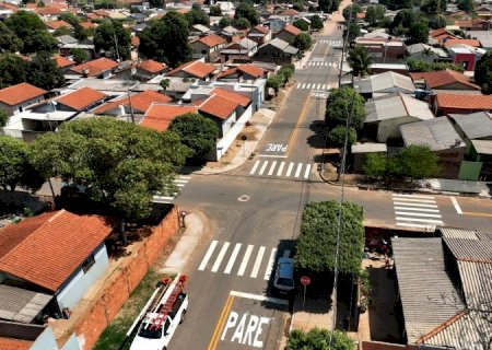 Obra finalizada: Governo do Estado impulsiona Água Clara com mais asfalto e ações municipalistas