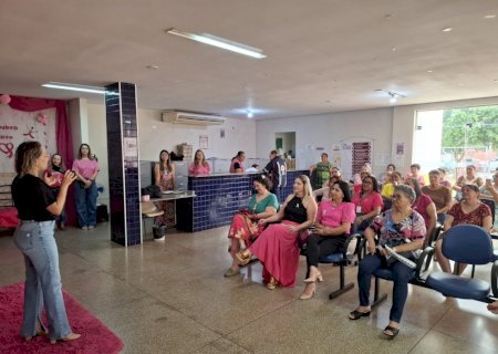 Dourados: Sems inicia campanha Outubro Rosa de prevenção ao câncer de mama e colo do útero