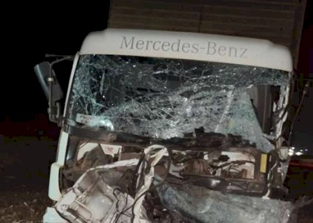 Motorista de Kombi morre ao colidir com caminhão na MS-162